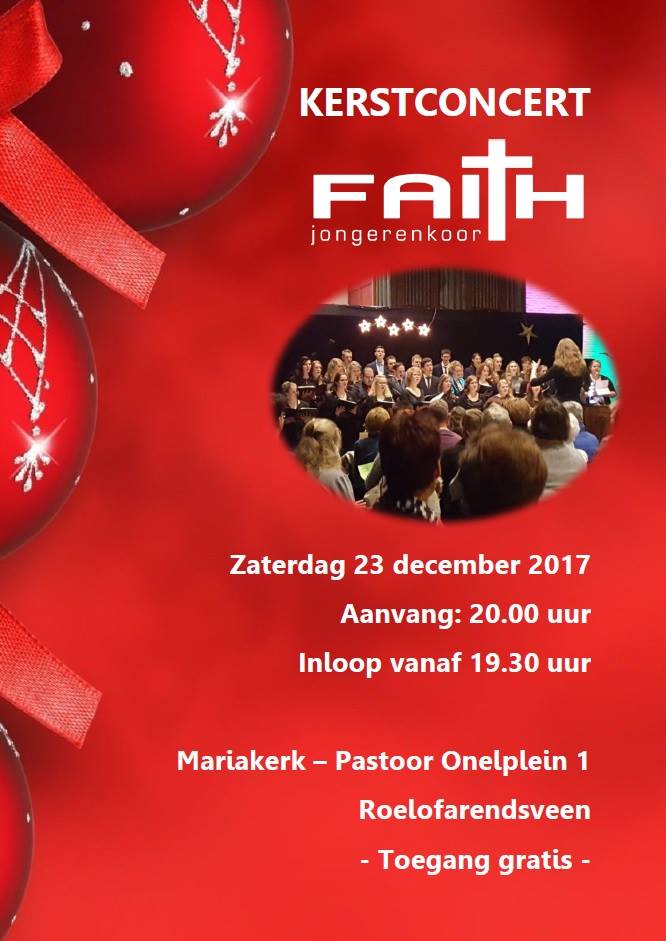 Kom ook op ons kerstconcert!